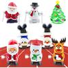 Druuzyl 8 Pezzi Giocattoli a Carica di Natale Set Giocattoli Saltanti a Carica Calendario dell'Avvento Riempibile Personaggi a Molla, Natalizia Giocattolo per Carica Regalo per Neonati Bambini Adulti