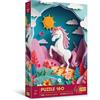 Trefl - Puzzle Effetto 3D, Unicorno - 160 Pezzi - 40° Anniversario Trefl, Puzzle Colorato con Animali, per Bambini a partire dai 6 anni