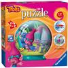 Ravensburger Italy 12197 - Trolls Puzzle 3D Ball, 72 Pezzi
