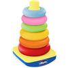 Chicco - Gioco Torre degli Anelli, Dindolino, Sei Anelli da Impilare, 9-36 Mesi