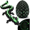 Jiahuade Drago Stampato in 3D, Giocattolo di Drago, Realistico drago Giocattolo, Decorazione per la Casa e Giocattoli Creativi, Regali di Natale, Regali di Compleanno