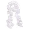 Mikovivi Organza Boa, 1920s Tulle Boa Sciarpa per Donne (Bianco) | Vintage Organza Boa, Boa Senza Piume per Donne Concerto Festa Spettacolo Danza Halloween Costume Decorazione