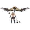 G.I. Joe Classified Series #139, CHIP Raptor Talon & General Ledger, Action figure da collezione da 15,2 cm e animale domestico con 7 accessori; ali articolate