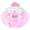 Scnbom reborn bambole vestiti per 45-60cm silicone femmina vere bambola toddler originali bambolotti maschio parti (Pink Gonna 2pcs Set)