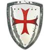 Liontouch Scudo Medievale Giocattolo Per Bambini - Cavaliere Di Malta, 3-8 Anni | Scudo In Gommapiuma Con Croce Maltese Rossa | Costume Da Cavaliere, Giochi Di Ruolo & Avventure Medievali
