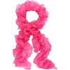 Mikovivi Organza Boa, 1920s Tulle Boa Sciarpa per Donne (Rosso Rosa) | Vintage Organza Boa, Boa Senza Piume per Donne Concerto Festa Spettacolo Danza Halloween Costume Decorazione