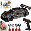 DAJASD RC Drift Car 1:24 4WD Auto telecomandata con luci a LED e due batterie, 30 km/H High Speed 2.4 Ghz RC Auto, Auto da corsa telecomandata per adulti e bambini a partire dagli 8 anni in su