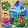 W&O Dino Paradise - Tenda da gioco con pulsante ruggente, tenda pop-up per ragazzi e ragazze, perfetta per avventure interne ed esterne