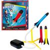 GÜNTHER FLUGSPIELE 1556 - Gioco di razzi Air Rocket² con pompa di lancio e 3 razzi in schiuma, per bambini dai 4 anni, grande divertimento in spiaggia, in giardino o al parco