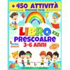 Libro Prescolare 3-6 Anni 150 Pagine Lettere e Numeri da Tracciare Prelettura