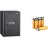 Amazon Basics Cassaforte biometrica impronta 50 l + 8 batterie AA