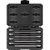 TEKTON SHB91313, Set di chiavi a bussola esagonali lunghe con attacco da 9,5 mm, con custodia, 8 pezzi (1/8-3/8")