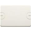 GEWISS - GW24211 Placca Cieca per Scatole Rettangolari da Incasso, 3 Posti, a Vite, Bianco Nuvola (Confezione da 6)