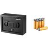 Amazon Basics Cassaforte da cassetto sottile tastierino + 8 batterie AA
