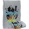 LOGOVISION Scooby Doo! Drive! Mystery Machine Coperta super morbida al tatto setoso - 91 x 147 cm