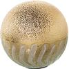 DRW Set di 3 Palline in Ceramica Dorate, 11 cm