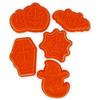 Legami - Formine per Biscotti, Halloween, Cookie Cutters, Set di 5 Forme Diverse con Timbro, Adatte anche ai Bambini