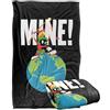 LOGOVISION Looney Tunes Marvin The Martian Mine Coperta super morbida al tatto setoso - 91 x 147 cm