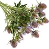 HUIANER 2 steli di eringio, fiori di eringio, artificiali, realistici al tatto, fiori di agrifoglio di mare artificiali, per bouquet da sposa, ghirlande, centrotavola, decorazione esterna (viola)