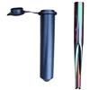 JVL Picchetto multiuso per terreno resistente con adattatore per adattarsi a diametri di 32 e 40 mm con adattatore in plastica (la confezione può variare)