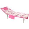 Caritex Telo Copri Lettino con Elastici, Tasche Laterali e Cuscino, Telo Mare per Lettino, 70x180 cm, in Microfibra Morbida e Assorbente, Salvaspazio Asciugatura Rapida, Fantasia Coralli K079 (Fucsia)