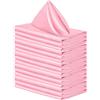 FANSU Tovaglioli di Stoffa da Tavola, Lavabile Tovaglioli Cena in Poliestere Riutilizzabili Morbido Tovaglioli per Hotel, Ristoranti, Matrimoni, Feste (Rosa,50x 50cm/12 piezas)