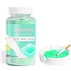 VNAKER Posacenere in gel di sabbia per interni ed esterni, posacenere magico, pieno di profumo, assorbe il fumo, elimina rapidamente il fumo (verde)