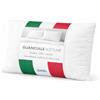 Baldiflex Cuscino in Fibra Cava, 40 x 70 cm, Fodera 100% Cotone Traspirante Sfoderabile e Lavabile, Guanciale, Made in Italy