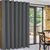 DWCN Tende divisorie, colore grigio scuro, H243 x 304 cm, extra large, per camera da letto, ufficio, 1 pezzo