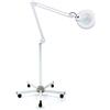 Futchoy Lampada con Lente d'Ingrandimento 5/8 diottrie con Treppiede per Lampada da Tatuaggio, 24 W (8X) - Bianca
