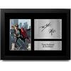 HWC Trading FR A4 Zendaya & Tom Holland Spider-Man MJ Regali Stampati Autografo Firmato Immagine Per Gli Appassionati Di Memorabilia Di Film - A4 Incorniciato
