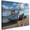MuchoWow© Quadri Moderni Soggiorno Poster Da Parete Decorazioni Muro | 40x30 cm - Salotto Quadro Grande Foto Stampe Su Tela Camera Da LettoBarche - Spiaggia - Mare - Sabbia - Stile Marino - Natura