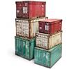 MIJOMA Robuste scatole regalo e scatole di conservazione in design di container navale - Contenitori ordinati in stile industriale (6)