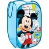 SUPERDIVER - Cesto pieghevole di Topolino - Licenza Ufficiale Disney Mickey Mouse - Perfetto per giocattoli e vestiti - 36x36x58 cm - Ideale per bambini e bambine.