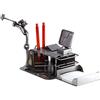 Steelman24 I Omini di Viti Organizer per Ufficio Pc in Tilt I Idee Regalo Originale I Soprammobili in Metallo I Modellino