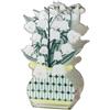 VESTA Profumatore d'ambiente mini Mughetto Mary - Fragranza Destino by Chiara Firenze - Bianco - 50 ml - Cristallo acrilico - Lavorazione artigianale - Idea regalo - Made in Italy