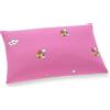 Fabe | Cuscino Pisolino e Antiacaro Greenfirst®, Cuscino Bambini con Sostegno Morbido, Imbottitura Ipoallergenica, Sfoderabile, Cotone, Made in Italy, 30x50x8h, 300g, Colore Rosa