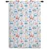 ggaimwf Tende per auto del fumetto Veicolo colorato Semaforo Tende per la cameretta dei bambini Tende per finestre Tasca per asta Cameretta per la stanza dei giochi dei ragazzi 135x245cm 1 Pannello