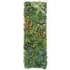 Generico Pannello murale verde artificiale 40 x 120 cm, parete di erba artificiale con fiori, tappeto di verde componibile per fondali di matrimoni, vetrine, pareti di casa e decorazioni per eventi (E)