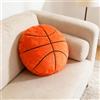 ALKNOT 35 cm Fluffy Basketballl Plush Pillow, Soft Stuffed Toys,Decorative Cushion Throw Pillow,Basketball Plushies Plush Doll for Home Deco Kids Sports Toy Gift (Basketball)