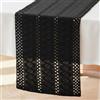 Brylleii Runner Tavola Macramè Cotone Lino Moderno Runner da Tavolo 30x120 | Nero Tovaglia Elegante Rustico Boho Lavabile Decorazione da Tavola Vintage per Matrimoni Cucina Autunno Inverno