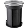 Generico UNIVERSO SEGNAPASSO PORTALAMPADA DA INTERRAMENTO CALPESTABILE CON LAMPADA GU10 5W IP65 (BIANCO CALDO)