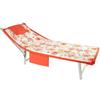 Caritex Telo Copri Lettino con Elastici, Tasche Laterali e Cuscino, Telo Mare per Lettino, 70x180 cm, in Microfibra Morbida e Assorbente, Salvaspazio Asciugatura Rapida, Fantasia Coralli K079 (Arancione)