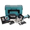 Makita DPJ 180 RY1J - Fresa a batteria agli ioni di litio da 18 V in Makpac + 1 batteria da 1,5 Ah + caricatore
