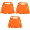 DOITOOL 3 Pz Portagomma a Parete Per Riporre i Tubi Gancio a Muro Per Tubo Flessibile Rack Di Stoccaggio Del Tubo Dell'acqua Porta Pipe Ad Acqua Porta Pipa Retrò Portatubo Orange Plastica