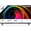 Sharp 32HA1305E TV 32" LED HD Ready 60Hz, HDMI, USB, Nero | TV Sharp 32" LED HD Ready con pannello 60Hz, Active Motion 100, 3 HDMI, 2 USB, modalità hotel e tuner DVB-T2/S2.