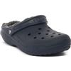 CROCS NAVY CLASSIC LINED CLOG