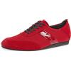 Diamant Scarpe da Ballo Uomo 192-425-579-V - Camoscio/Mesh Rosso - Zeppa 1,5 cm - Suola VarioSpin - Made in Germany