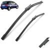 Autopixl Spazzola tergicristallo compatibile con Mercedes Benz Classe B W245 2005-2011 B Klasse Sport Parabrezza anteriore posteriore Parabrezza B200 B180 B160 B170 2006 (Color : Front, Size : LHD)