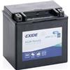 ROFIBA BATTERIE Batteria Moto Exide AGM 12-16 12V 16Ah, Senza Manutenzione, Tecnologia AGM